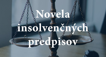 Novela insolvenčných predpisov