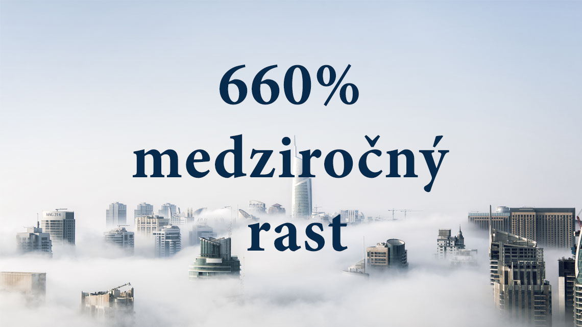 Witt& Kleim Advokátska kancelária - Medziročný rast